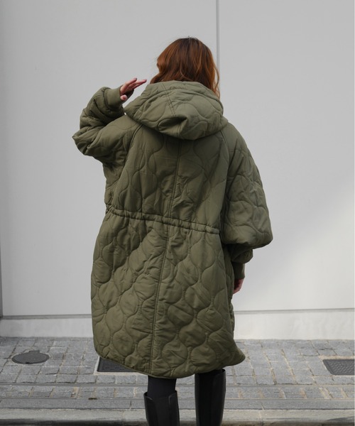 ジャケット・アウター My Shawty quilt hoodie coat quilt hoodie coat（ダウンジャケット/コート）｜My shawty