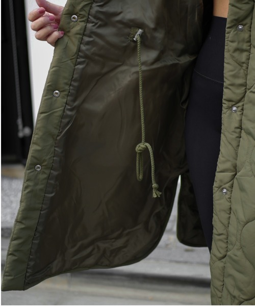 ジャケット・アウター My Shawty quilt hoodie coat quilt hoodie coat（ダウンジャケット/コート）｜My shawty