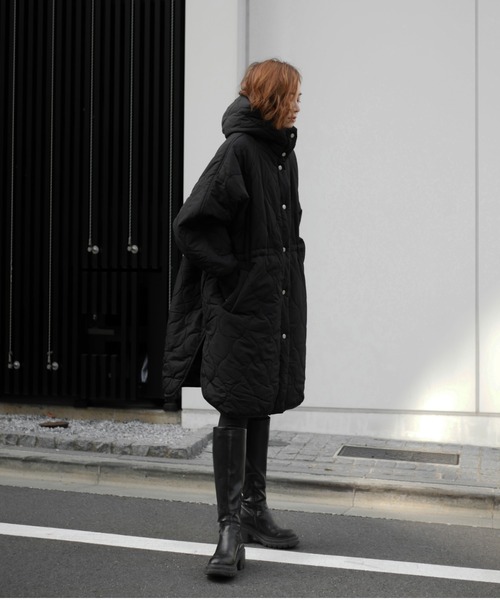 quilt hoodie coat（ダウンジャケット/コート）｜My shawty（マイ