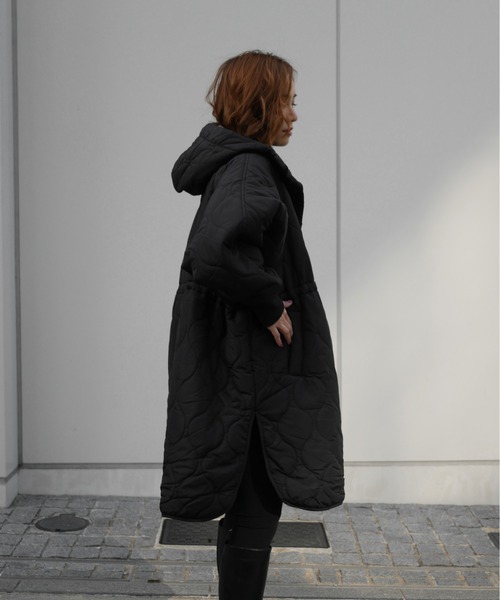 quilt hoodie coat（ダウンジャケット/コート）｜My shawty
