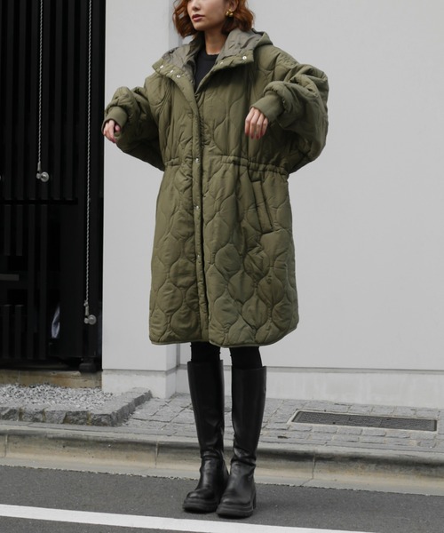 quilt hoodie coat（ダウンジャケット/コート）｜My shawty（マイ