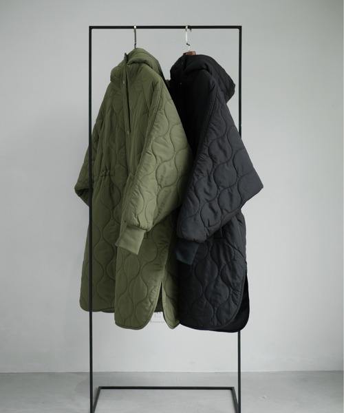 ジャケット・アウター My Shawty quilt hoodie coat quilt hoodie coat（ダウンジャケット/コート）｜My shawty（マイ