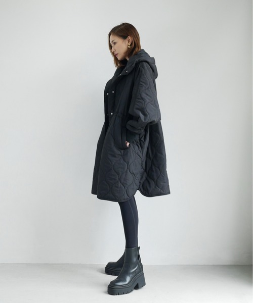 quilt hoodie coat（ダウンジャケット/コート）｜My shawty（マイ