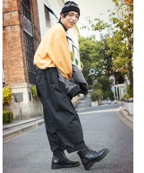 stefanorossi（ステファノロッシ）の「STEFANO ROSSI ステファノロッシ NUBI MOC HI ヌビ モック ハイ SR03970 L/BLACK（ブーツ・メンズ・ブラック・39/40/41/42/43/44/45）」の6枚目の写真