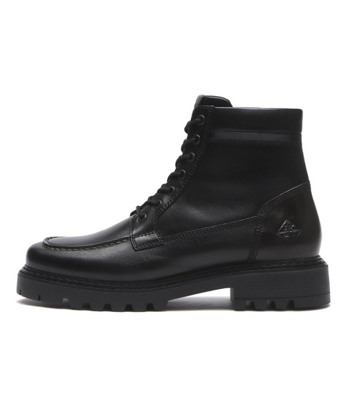 stefanorossi（ステファノロッシ）の「STEFANO ROSSI ステファノロッシ NUBI MOC HI ヌビ モック ハイ SR03970 L/BLACK（ブーツ・メンズ・ブラック・39/40/41/42/43/44/45）」の2枚目の写真