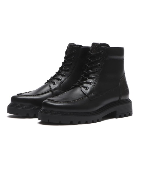 stefanorossi（ステファノロッシ）の「STEFANO ROSSI ステファノロッシ NUBI MOC HI ヌビ モック ハイ SR03970 L/BLACK（ブーツ・メンズ・ブラック・39/40/41/42/43/44/45）」の3枚目の写真
