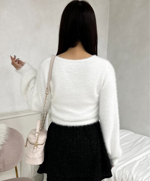 apres jour アプレジュール レイヤード風ニットワンピース レイヤード風ニットワンピース（ワンピース）｜apres jour