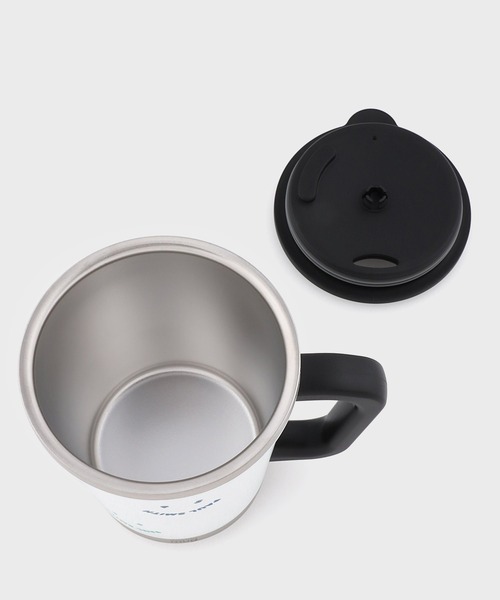 PS Paul Smith（ピーエスポールスミス）の「【限定】thermo mug × Paul Smith 'Happy' ダブルマグ / 553966 PDMUG（グラス/マグカップ/タンブラー・メンズ・ブラック/ホワイト・FREE）」の6枚目の写真