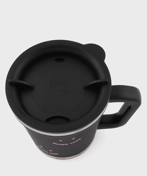 PS Paul Smith（ピーエスポールスミス）の「【限定】thermo mug × Paul Smith 'Happy' ダブルマグ / 553966 PDMUG（グラス/マグカップ/タンブラー・メンズ・ブラック/ホワイト・FREE）」の9枚目の写真