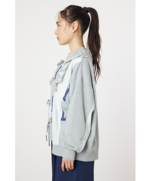 RODEO CROWNS WIDE BOWL（ロデオクラウンズワイドボウル）の「リメイクSWカーディガン（カーディガン/ボレロ・レディース・ライトブラック/杢グレー/マジェンタ・FREE）」の13枚目の写真