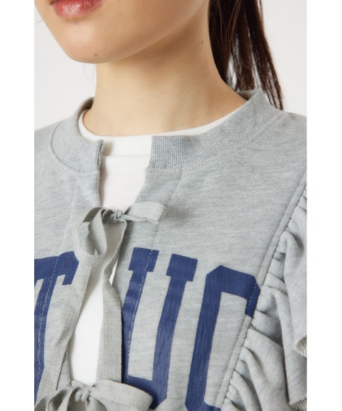 RODEO CROWNS WIDE BOWL（ロデオクラウンズワイドボウル）の「リメイクSWカーディガン（カーディガン/ボレロ・レディース・ライトブラック/杢グレー/マジェンタ・FREE）」の16枚目の写真