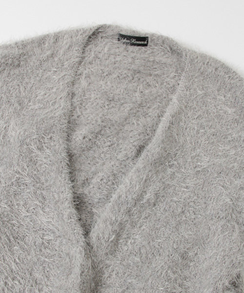 URBAN RESEARCH（アーバンリサーチ）の「UR フェザーヤーンカーディガン（カーディガン/ボレロ・レディース・ベージュ/グレー/ダークグリーン・FREE）」の5枚目の写真