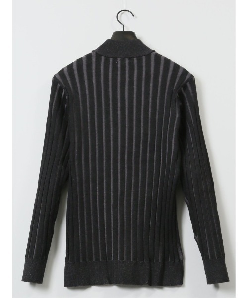 【セール】レノマ オム ストレッチ ハンドウォッシャブル 針抜きプレーティング モックネック ニット（ニット/セーター）｜renoma HOMME（レノマオム）