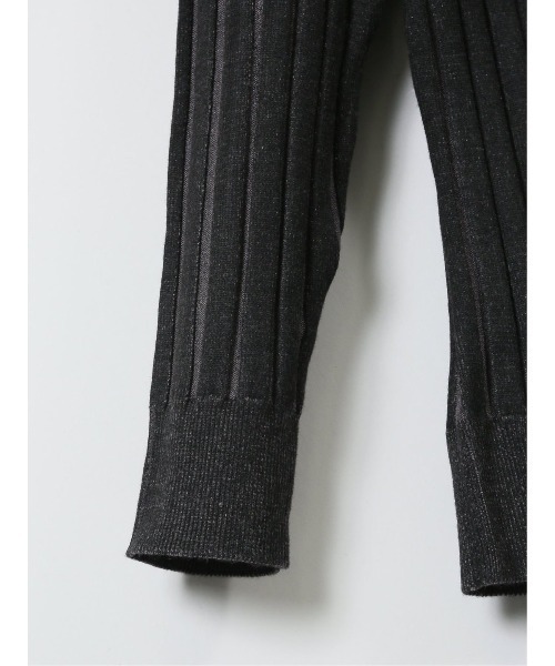 【セール】レノマ オム ストレッチ ハンドウォッシャブル 針抜きプレーティング モックネック ニット（ニット/セーター）｜renoma HOMME（レノマオム）