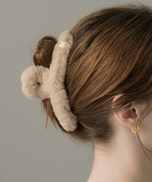 muku（ムク）の「HAIR CLIP / FAKE FUR（バレッタ/ヘアクリップ・レディース）」