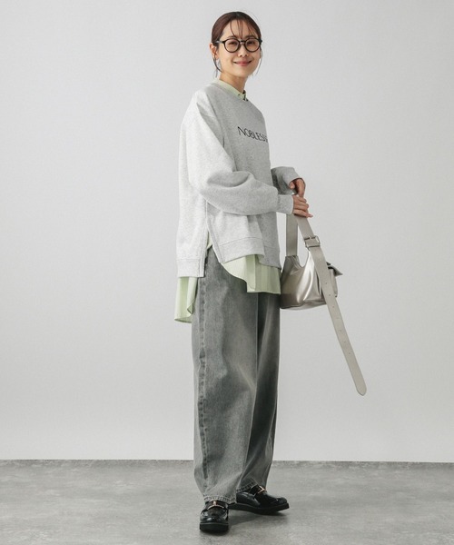 セール】乾きやすい裏起毛プリント/115468（スウェット）｜GLOBAL WORK