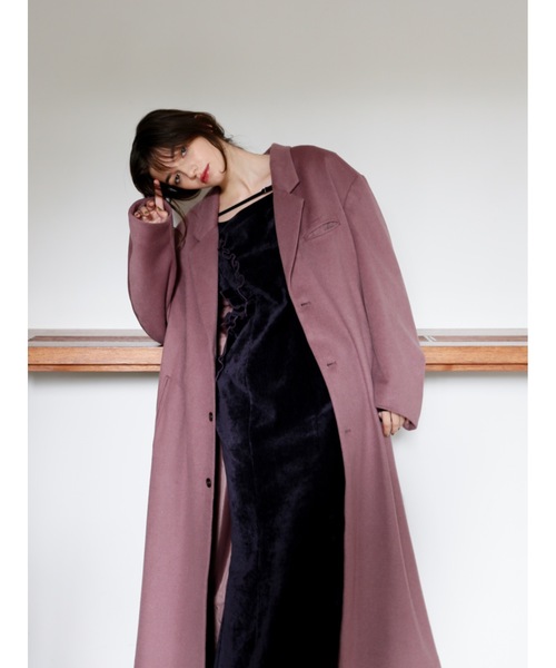 【即完売】belted velour frill onepiece オケージョン 即完売】belted velour frill onepiece オケージョン