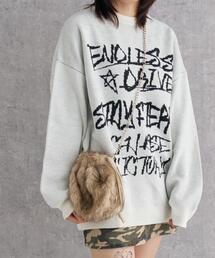 WEGO | WEGO/【24年秋冬新作】ファー巾着チェーンショルダー(ショルダーバッグ)