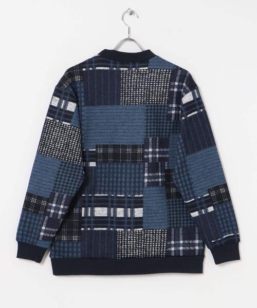 ITEMS URBANRESEARCH(アイテムズ アーバンリサーチ)の「ニットフリース 総柄スウェット トップス(スウェット・メンズ・その他1/その他2/チェック・MEDIUM/LARGE)」の11枚目の写真