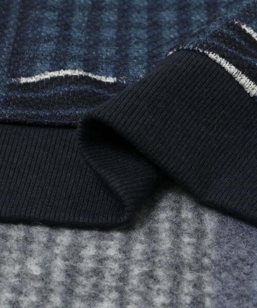 ITEMS URBANRESEARCH(アイテムズ アーバンリサーチ)の「ニットフリース 総柄スウェット トップス(スウェット・メンズ・その他1/その他2/チェック・MEDIUM/LARGE)」の12枚目の写真