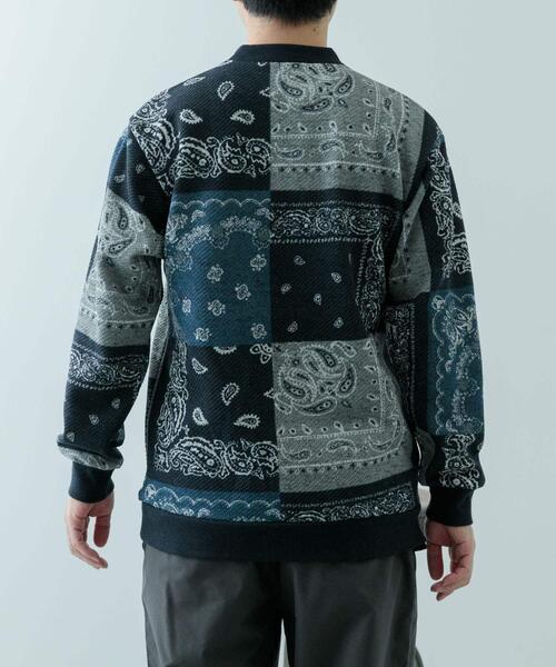 ITEMS URBANRESEARCH(アイテムズ アーバンリサーチ)の「ニットフリース 総柄スウェット トップス(スウェット・メンズ・その他1/その他2/チェック・MEDIUM/LARGE)」の19枚目の写真