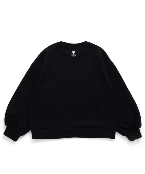 algy(アルジー)の「ダンボールりぼんデザイントレーナー(スウェット・キッズ・ベージュ/ブラック/サックスブルー/オフホワイト・XX-SMALL/X-SMALL/MEDIUM/SMALL)」の11枚目の写真