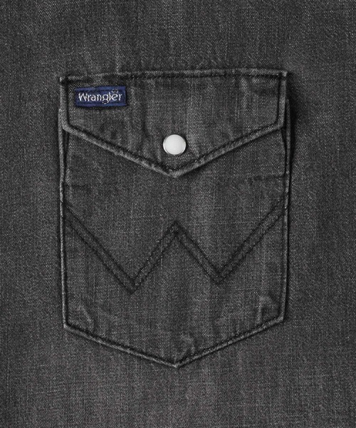 Wrangler(ラングラー)の「Wrangler(ラングラー)【メンズ】ウエスタンシャツ(シャツ/ブラウス・メンズ・ブラック・M/L/XL)」の10枚目の写真