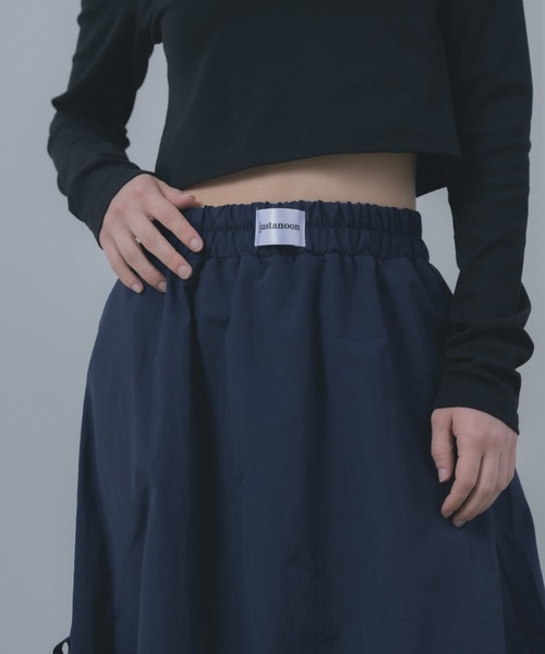 kae bonny サイドラインナイロンスカート リボンラインナイロンロングスカート – WEGO ONLINE STORE