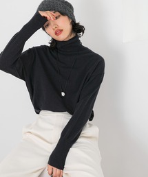 URBAN RESEARCH ROSSO WOMEN | アウトリンキングタートルニット(ニット/セーター)