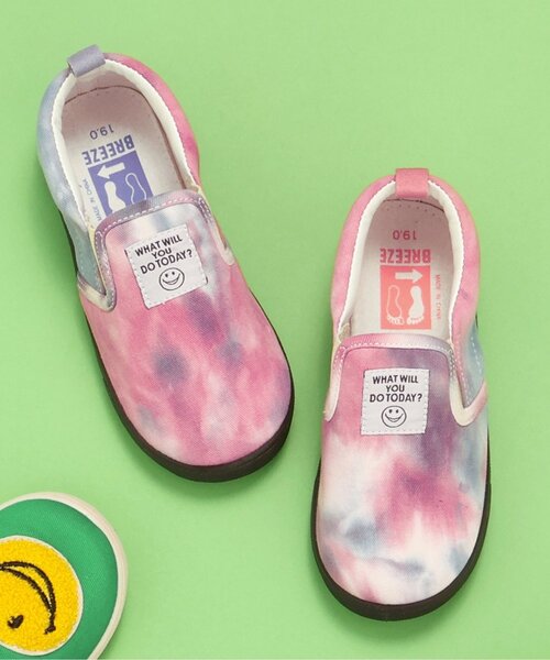 BREEZE（ブリーズ）の「左右迷わない！スリッポン（スニーカー・キッズ・グリーン/オレンジ/ブラック/パープル・15 /18/17/19/14/16）」の4枚目の写真