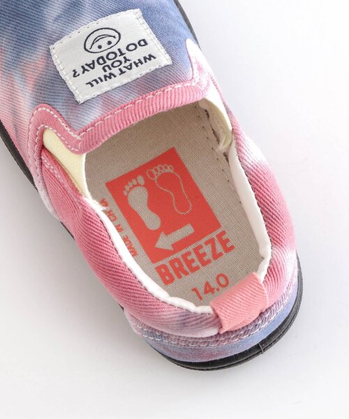 BREEZE（ブリーズ）の「左右迷わない！スリッポン（スニーカー・キッズ・グリーン/オレンジ/ブラック/パープル・15 /18/17/19/14/16）」の20枚目の写真