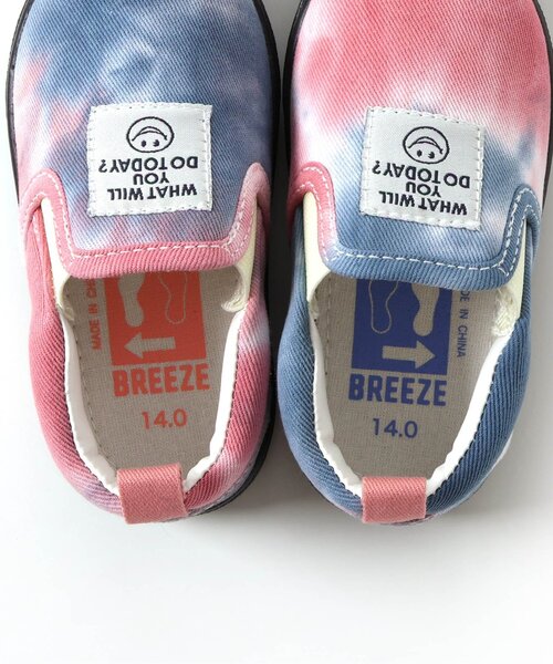 BREEZE（ブリーズ）の「左右迷わない！スリッポン（スニーカー・キッズ・グリーン/オレンジ/ブラック/パープル・15 /18/17/19/14/16）」の16枚目の写真