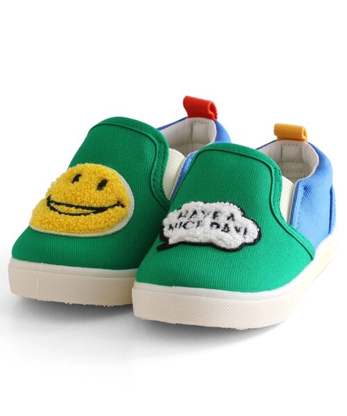 BREEZE（ブリーズ）の「左右迷わない！スリッポン（スニーカー・キッズ・グリーン/オレンジ/ブラック/パープル・15 /18/17/19/14/16）」の12枚目の写真