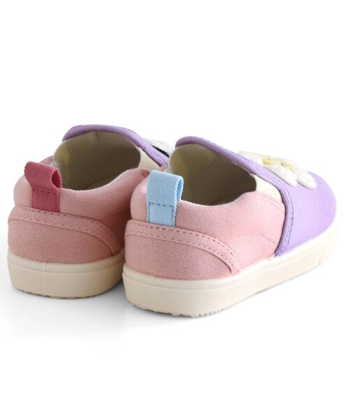 BREEZE（ブリーズ）の「左右迷わない！スリッポン（スニーカー・キッズ・グリーン/オレンジ/ブラック/パープル・15 /18/17/19/14/16）」の6枚目の写真