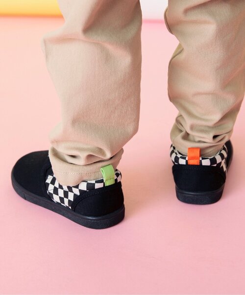 BREEZE（ブリーズ）の「左右迷わない！スリッポン（スニーカー・キッズ・グリーン/オレンジ/ブラック/パープル・15 /18/17/19/14/16）」の5枚目の写真