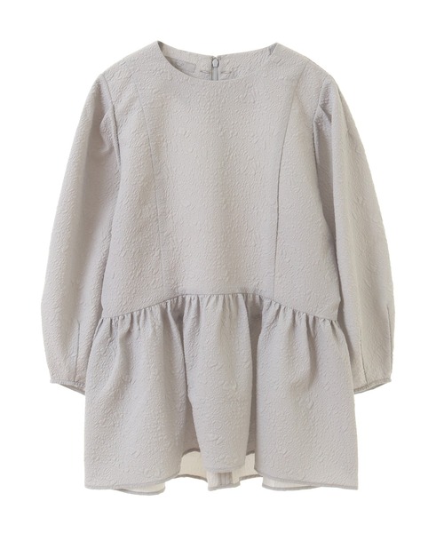 ef-de（エフデ）の「ef-de 衿取り外しペプラムブラウス（シャツ/ブラウス・レディース・ライトグレー/アイボリー・MEDIUM/LARGE）」の9枚目の写真