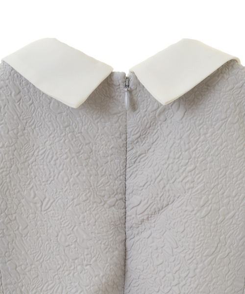 ef-de（エフデ）の「ef-de 衿取り外しペプラムブラウス（シャツ/ブラウス・レディース・ライトグレー/アイボリー・MEDIUM/LARGE）」の11枚目の写真