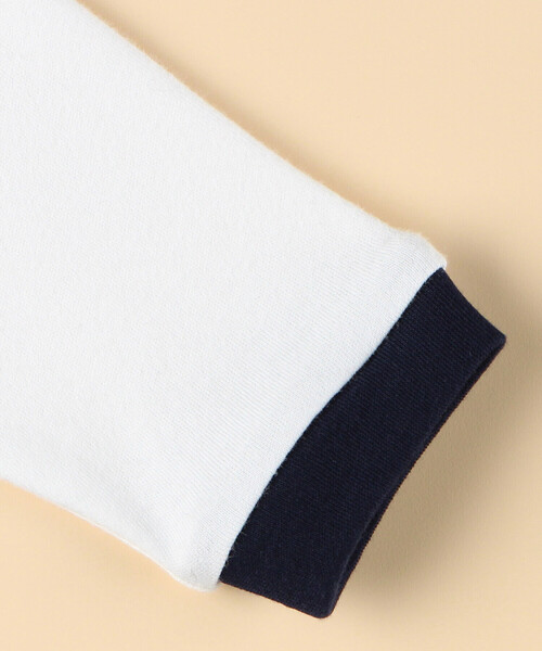 COMME CA ISM（コムサイズム）の「セーラーカラー 長袖ツーウェイオールオール（その他ベビー用品・キッズ・ホワイト×ネイビー/ホワイト系その他・60-80cm）」の7枚目の写真