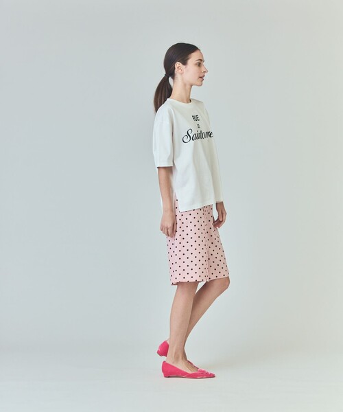 GRACE CLASS(グレースクラス)の「レタードプリントTシャツ(Tシャツ/カットソー・レディース・ブラック/ホワイト・36)」の3枚目の写真
