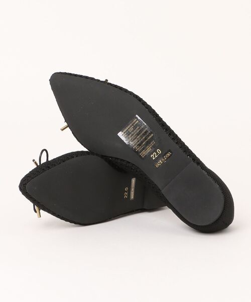 EVOL（イーボル）の「【軽量・クッション入り】ニットポインテッドバレエ IY5589（バレエシューズ・レディース・ブラック/ゴールド/シルバー/モカ・22.5cm/22.0cm/23.5cm/23.0cm/25.0cm/24.5cm/24.0cm）」の21枚目の写真