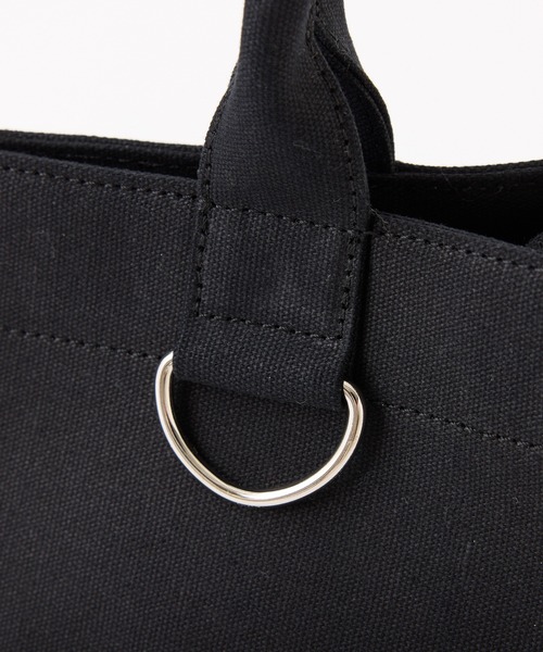 Seemi. byNICECLAUP（ シーミーバイナイスクラップ）の「【Seemi.】ロゴトートバッグ（トートバッグ・レディース・アイボリー/サックスブルー/ブラック・FREE）」の10枚目の写真