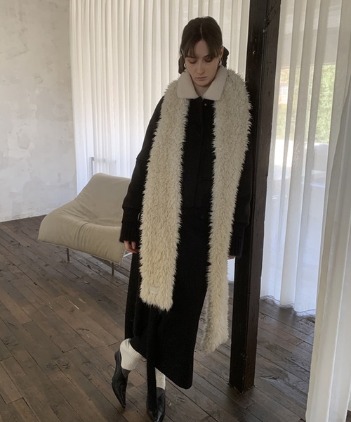 alice auaa ファーロングマフラー alice auaa ファーロングマフラー alice auaa ファーマフラー ファー