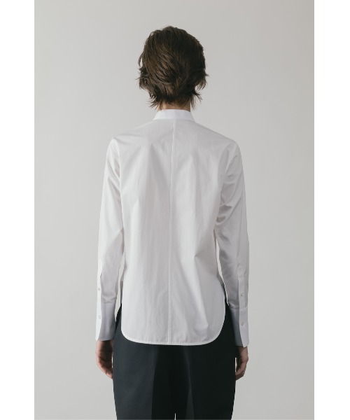 CINOH（チノ）の「ASYMMETRIC BOSOM SHIRT（シャツ/ブラウス・レディース・White・38/36/34）」の4枚目の写真