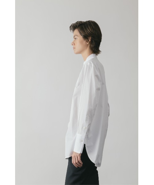 CINOH（チノ）の「ASYMMETRIC BOSOM SHIRT（シャツ/ブラウス・レディース・White・38/36/34）」の9枚目の写真