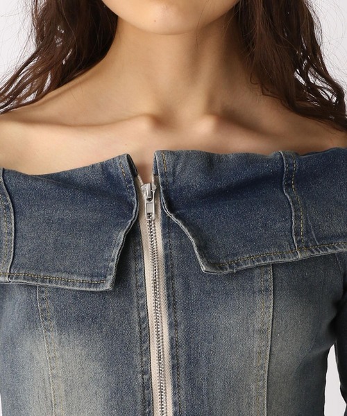 FOREVER 21(フォーエバー トゥエンティーワン)の「【2025SS】ヴィンテージライクデニムブラウス(その他トップス・レディース・ブラック/ブルー・SMALL/MEDIUM)」の16枚目の写真