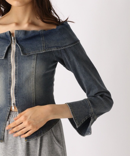 FOREVER 21(フォーエバー トゥエンティーワン)の「【2025SS】ヴィンテージライクデニムブラウス(その他トップス・レディース・ブラック/ブルー・SMALL/MEDIUM)」の17枚目の写真