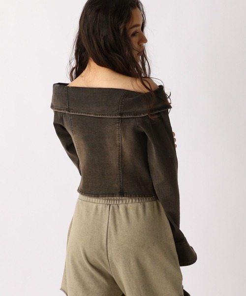 FOREVER 21(フォーエバー トゥエンティーワン)の「【2025SS】ヴィンテージライクデニムブラウス(その他トップス・レディース・ブラック/ブルー・SMALL/MEDIUM)」の7枚目の写真