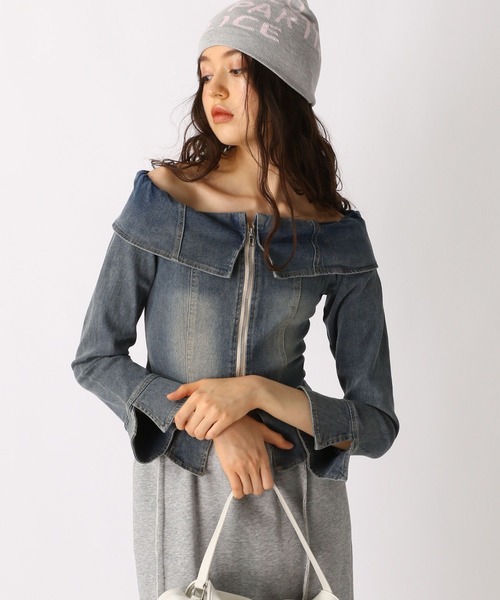 FOREVER 21(フォーエバー トゥエンティーワン)の「【2025SS】ヴィンテージライクデニムブラウス(その他トップス・レディース・ブラック/ブルー・SMALL/MEDIUM)」の11枚目の写真