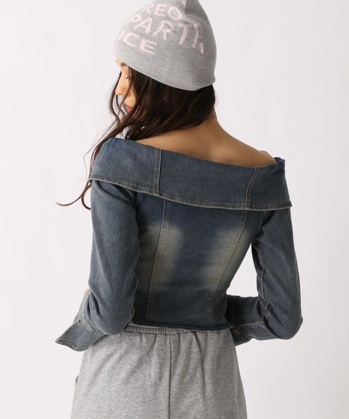 FOREVER 21(フォーエバー トゥエンティーワン)の「【2025SS】ヴィンテージライクデニムブラウス(その他トップス・レディース・ブラック/ブルー・SMALL/MEDIUM)」の12枚目の写真