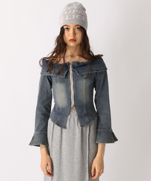 FOREVER 21(フォーエバー トゥエンティーワン)の「【2025SS】ヴィンテージライクデニムブラウス(その他トップス・レディース・ブラック/ブルー・SMALL/MEDIUM)」の13枚目の写真